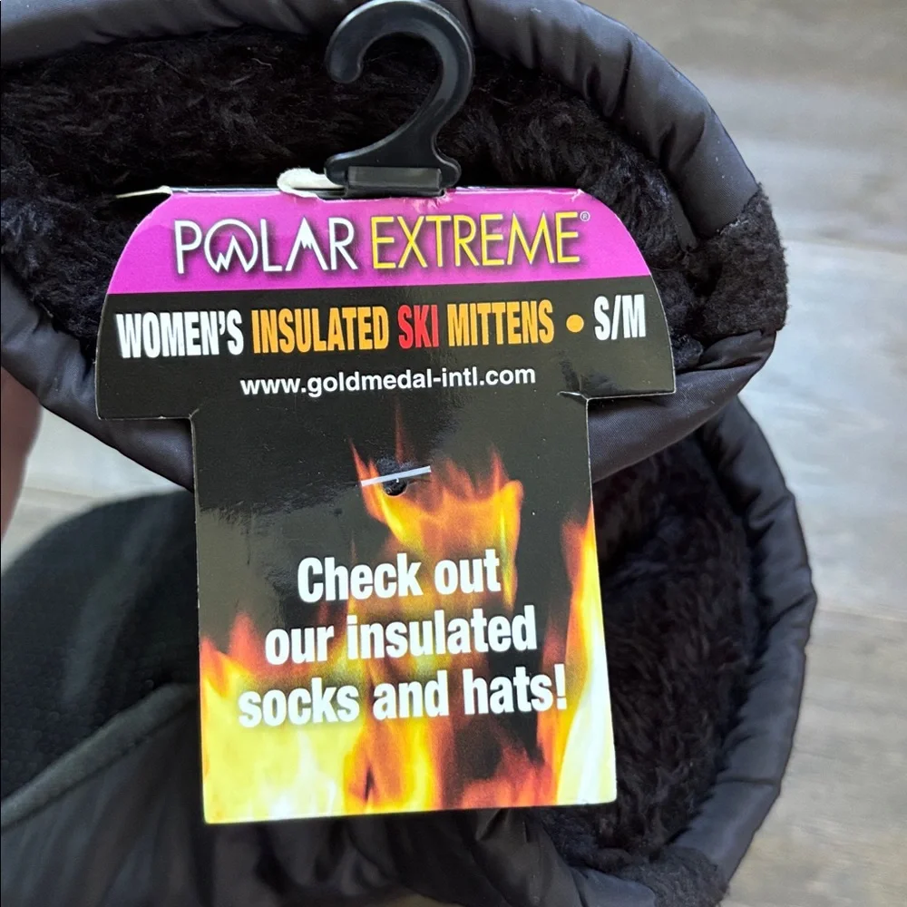 Polar Extreme Waterproof,Sherpa Lined,Insulated Winter Ski/snow thermal mittens